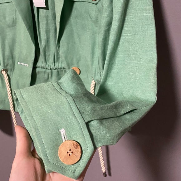 Veronica Beard Magni Drawstring Waist Jacket - Picture 9 of 9